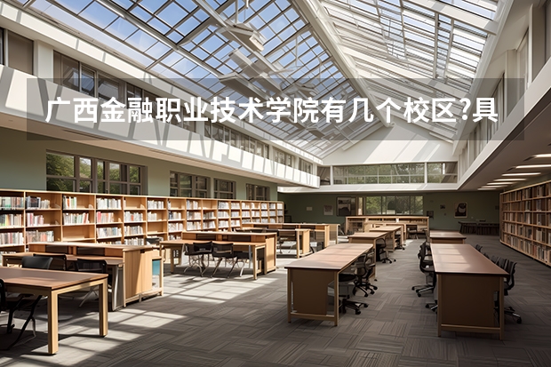 广西金融职业技术学院有几个校区?具体位置在哪呢?谢谢。。